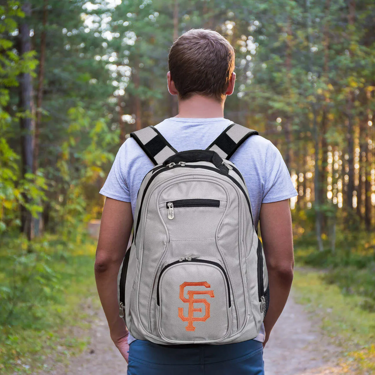 San Francisco Giants Laptop Backpack in Gray