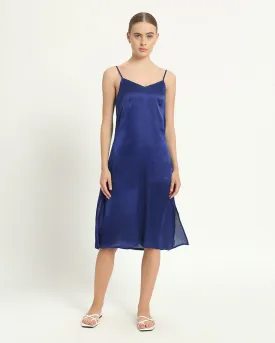 Satin Grace Lapis Purple Night Dress