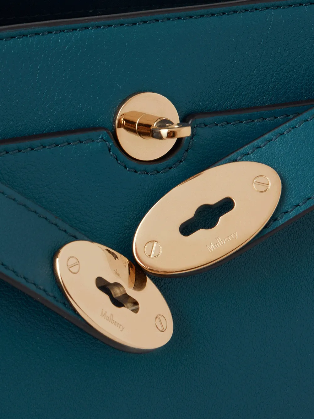 Small Islington Silky Calf (Titanium Blue)
