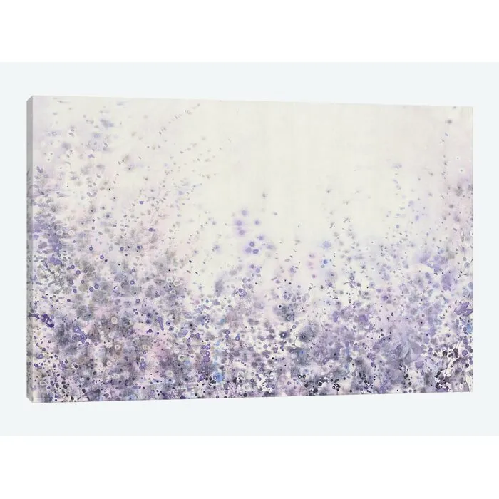'Soft Focus II' Watercolor Painting Print on Wrapped Canvas #1209HW