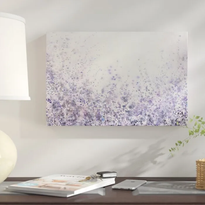 'Soft Focus II' Watercolor Painting Print on Wrapped Canvas #1209HW