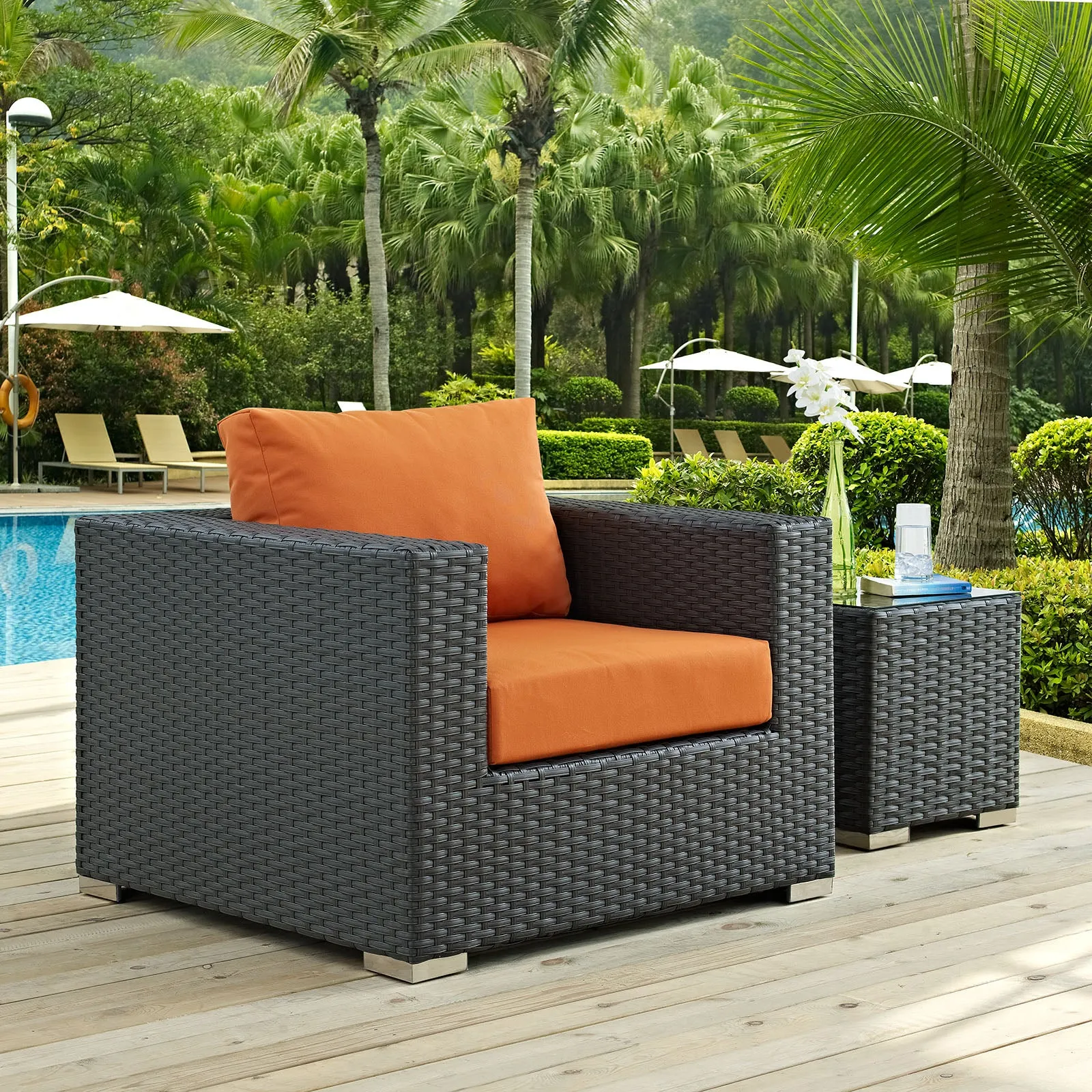 Sojourn Outdoor Patio Sunbrella Armchair