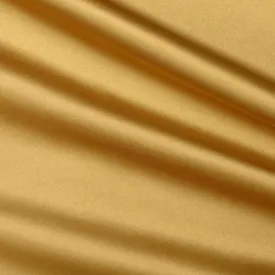 Stretch Imitation Silk Satin Charmeuse - Gold #115, Satin Fabric By The Yard