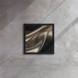 Sultry Gold Framed Canvas Print