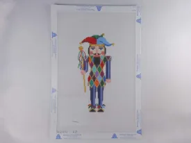 Susan Roberts Needlepoint Designs 4244 Nutcracker Harlequin