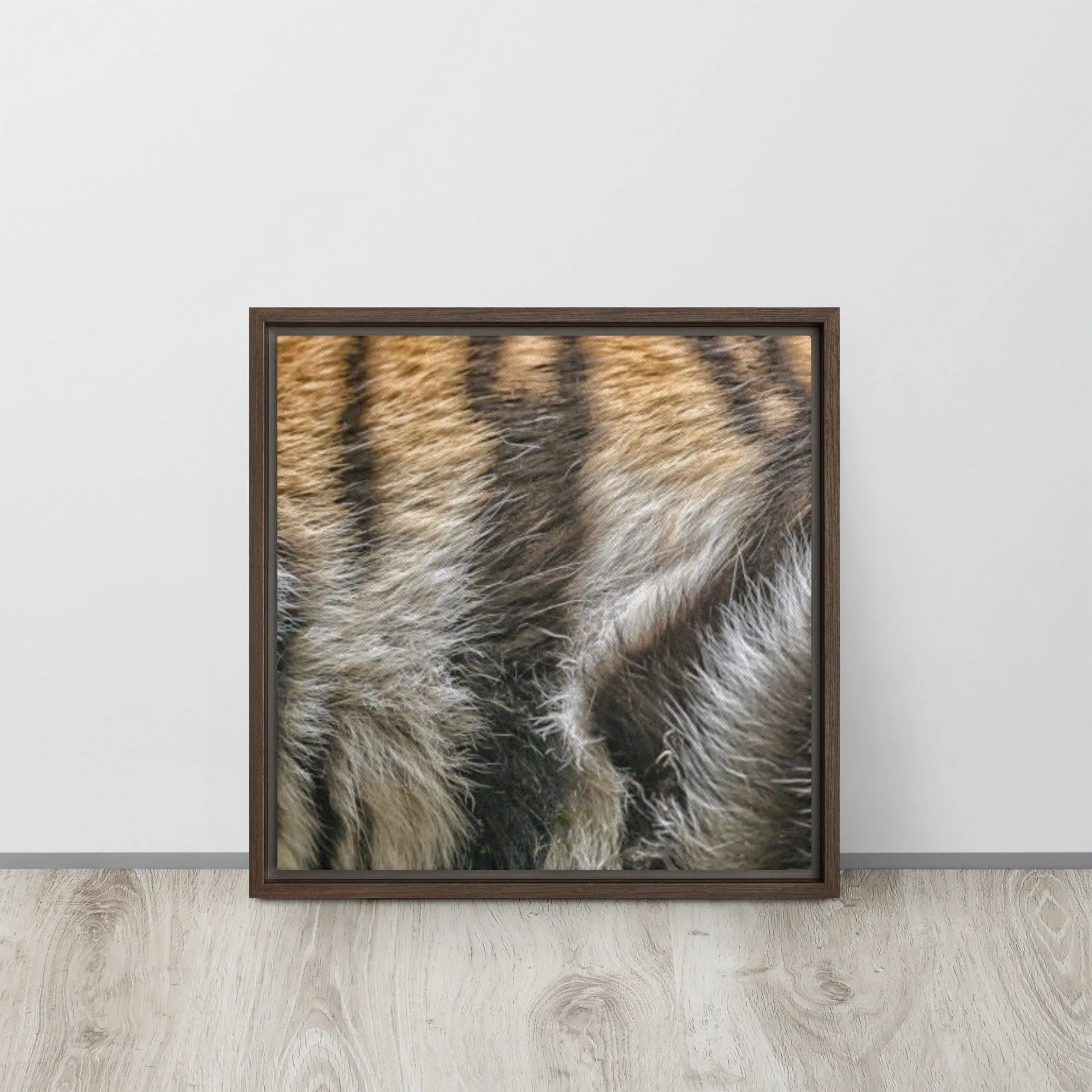 Tiger Artwork Framed Canvas Print