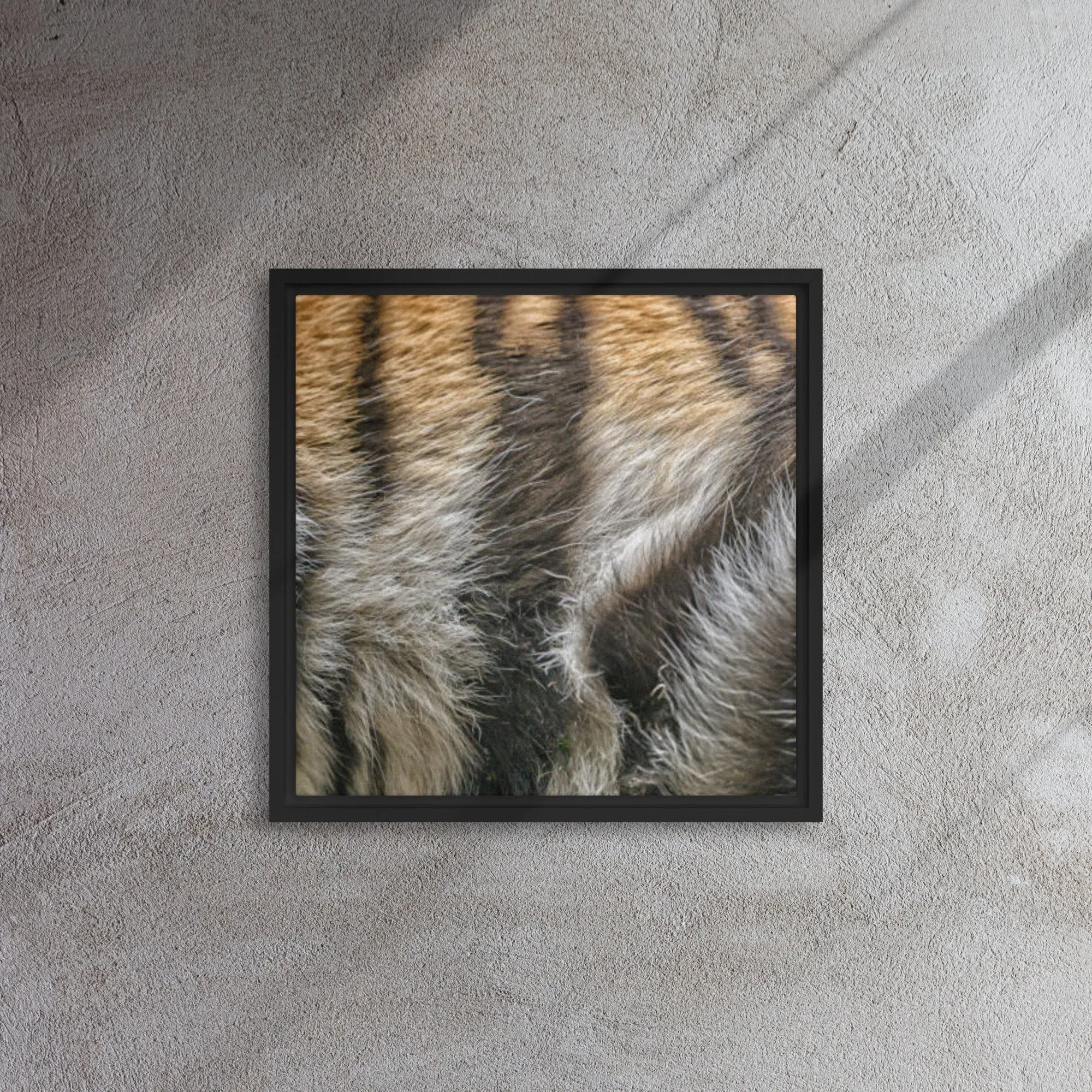 Tiger Artwork Framed Canvas Print