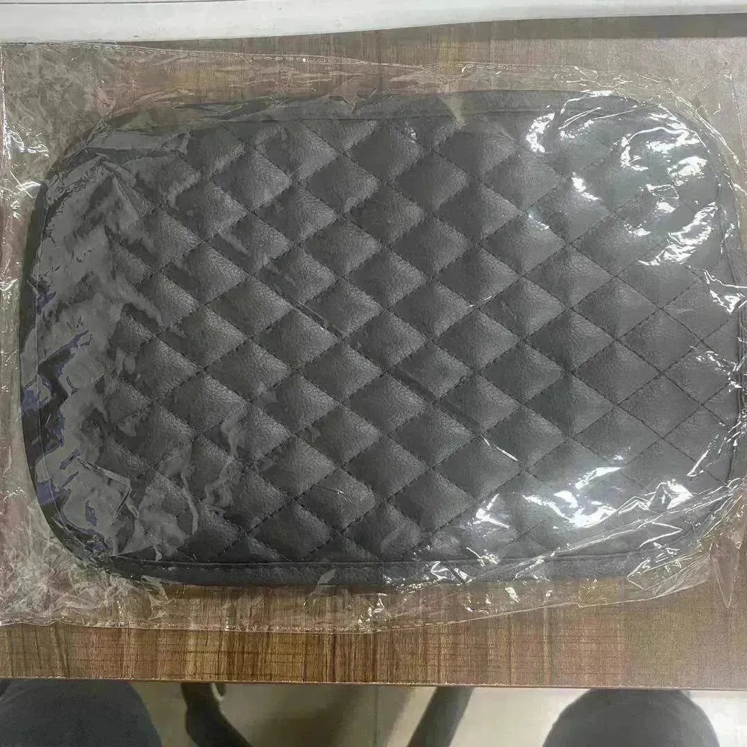 Universal Car Center Console Box Armrest Cushion Cover PU Leather Pad Protector