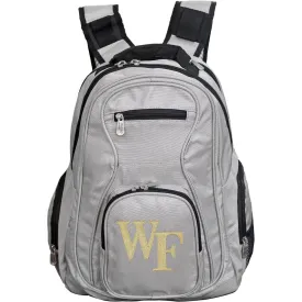 Wake Forest Demon Deacons Laptop Backpack in Gray