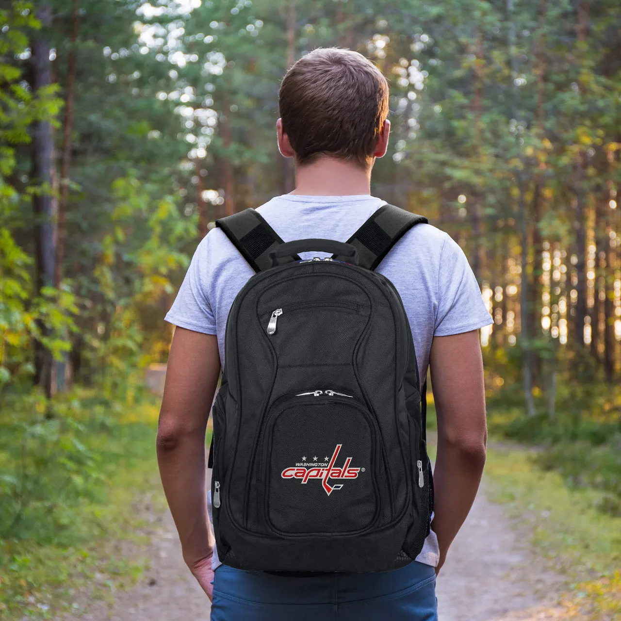 Washington Capitals Laptop Backpack- Black