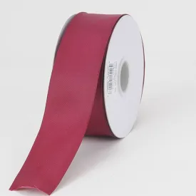 Wine - Satin Ribbon Wired Edge - ( W: 1-1/2 Inch | L: 25 Yards )