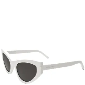YSL SL215 Grace Sunglasses, Ivory