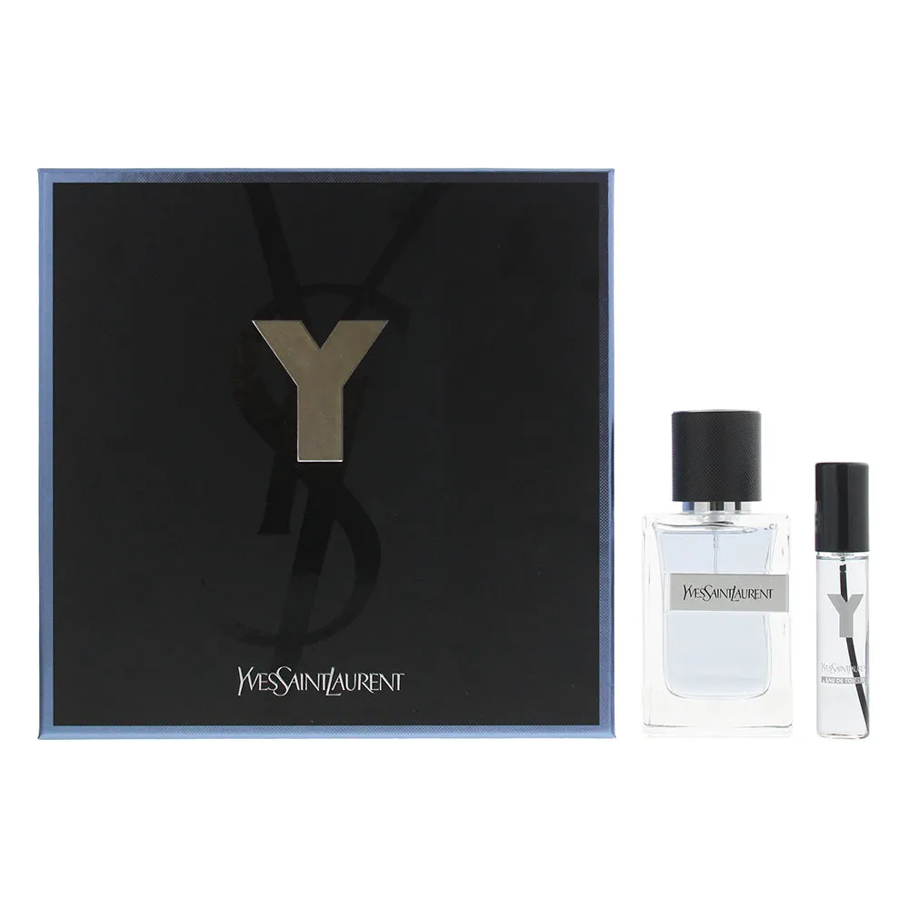 Yves Saint Laurent Y 2 Piece Set - Eau De Toilette 60ml - Eau De Toilette 10ml